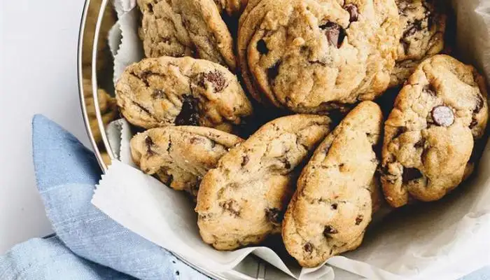 Warm, gooey chocolate chip cookie fresh from Cookie Fix in Alabama.