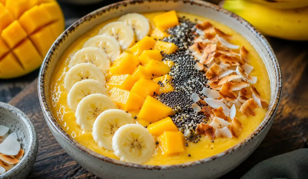 Tropical Smoothie Bowl Recipe for a Healthy Breakfast
